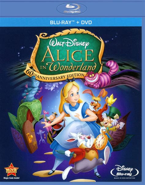 alice wonderland blu ray|alice in wonderland 60th anniversary edition.